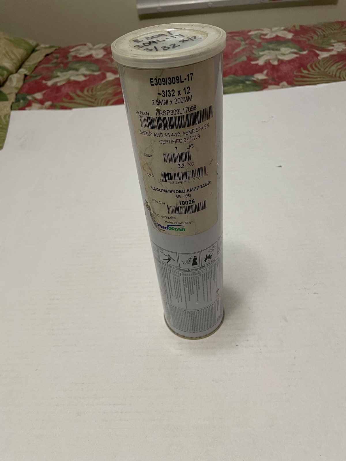 PROSTAR E309/309L-17 3/32″DIA 2.5MMX300MM 45-80 AMP 7LBS NEW IN CAN.