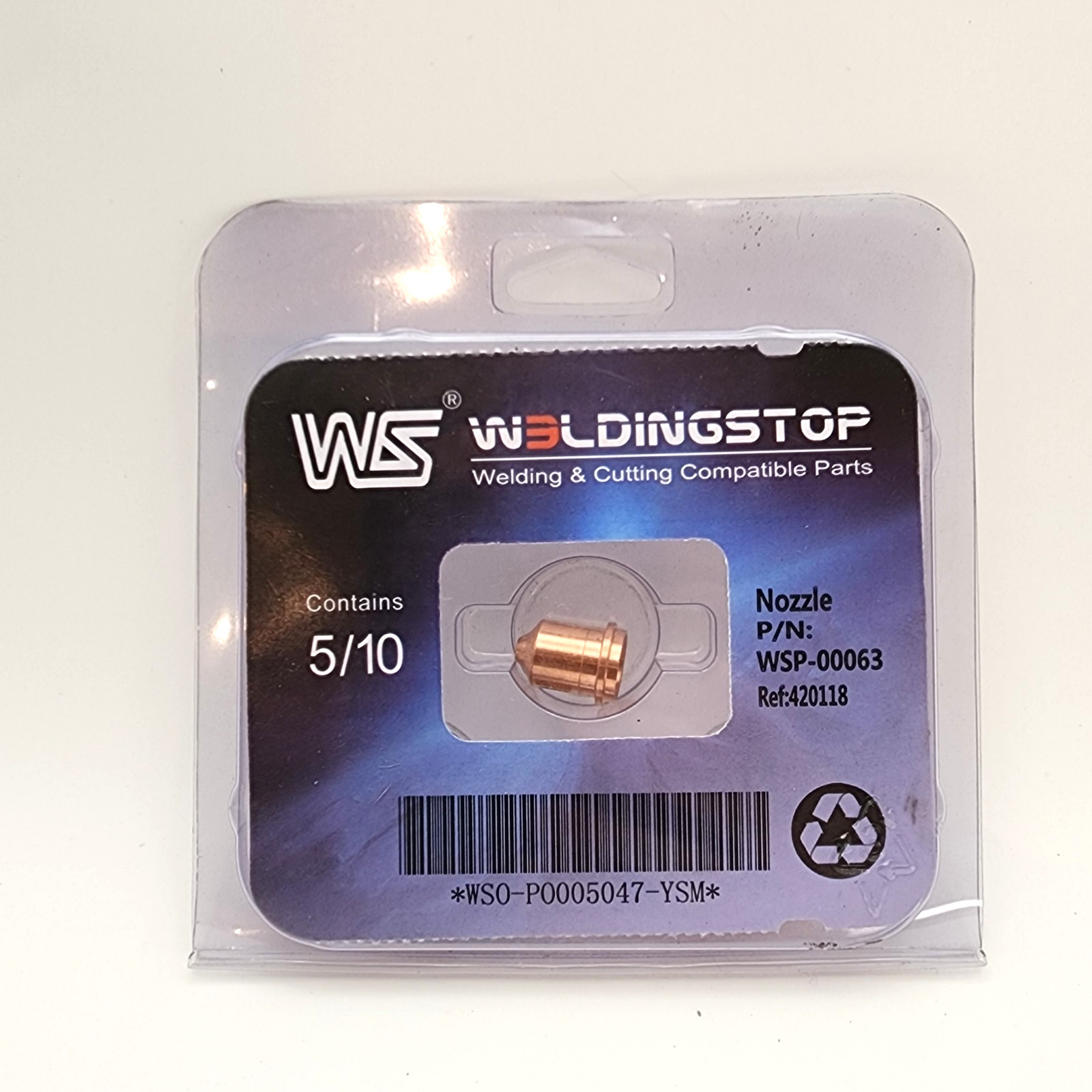 5pk – Welding Stop WSP-00063 Ref 420118 Plasma Cutter Electrode Nozzle