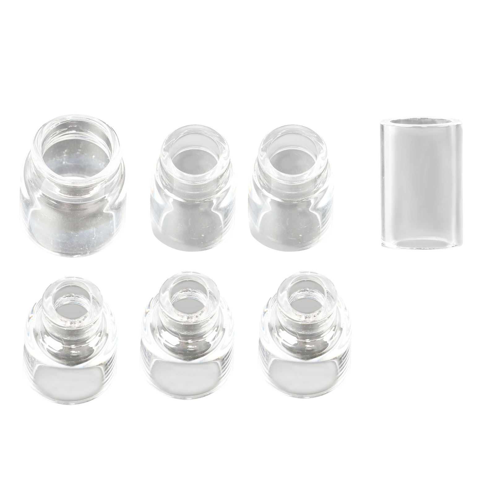 LABLT for WP-17/18/26 36× TIG Welding Torch Stubby Gas Lens Pyrex Glass Cup Kit