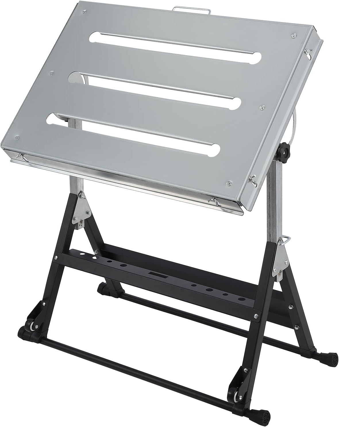 500Lbs 44 X 21” Welding Bench Table Adjustable Workbench Table Heavy Duty Steel