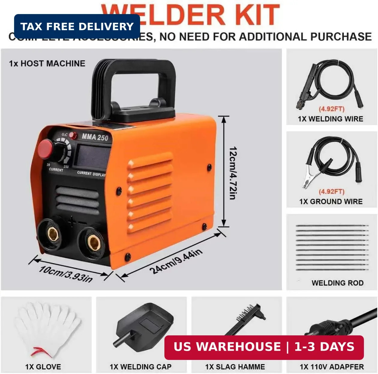 Siasky Mini Welding Machine, Upgraded Welder Machine 110V, Portable Stick Welder