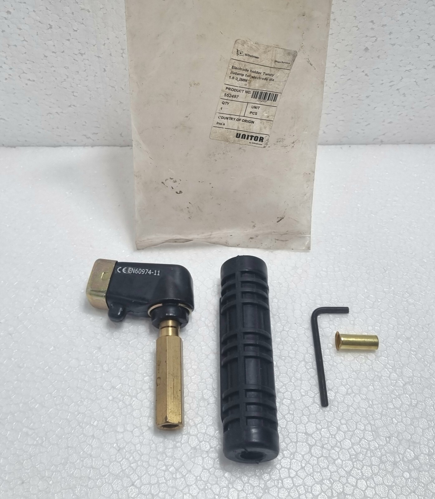 Unitor 552497 Electrode Holder Twisty 200amp For Electrode Dia 1.6-3.2MM