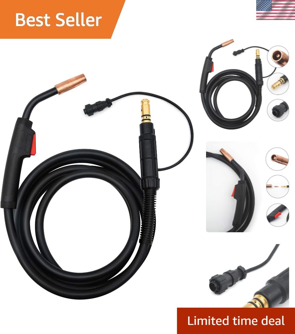 10Ft Lincoln 100Amp MIG Torch with Heat Resistant Cable – Ultimate Replacement