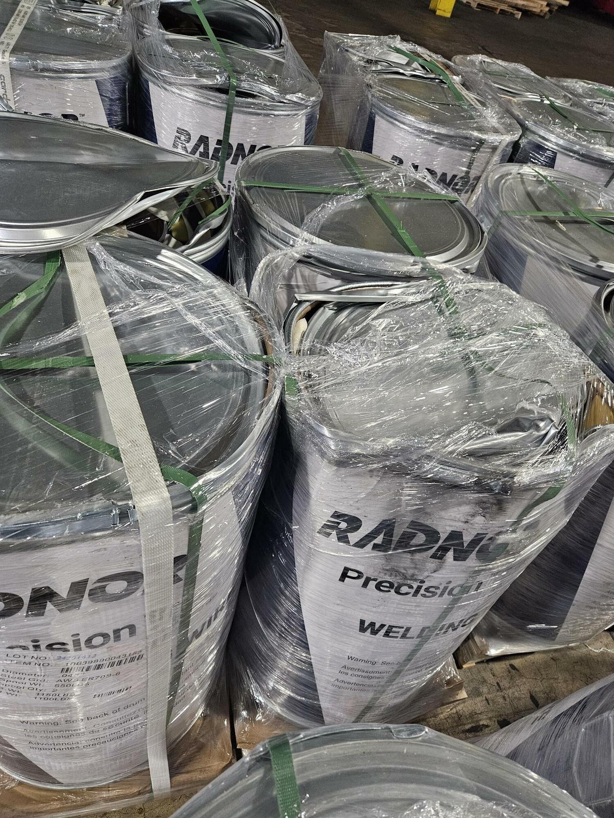RADNOR ER70S-6 .045″ Steel MIG Welding Wire 550 lb Drum 64004315 – Precision