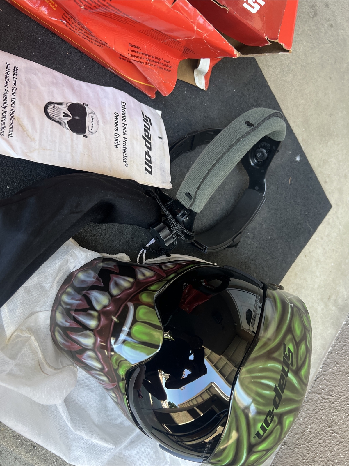 For Snap On Efpjurassic Extreme Face Protection New Open Box