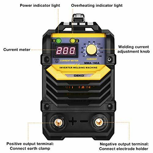 DEKOPRO 110/220V MMA Welder,160A ARC Welder Machine IGBT Assorted Sizes