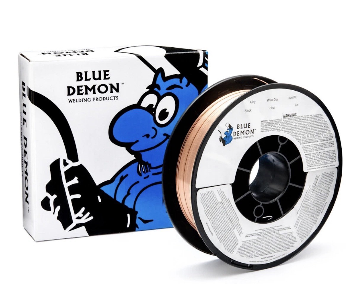 New ER70S-6 .030 MIG 11 lb Spool Mild Steel Welding Wire Blue Demon