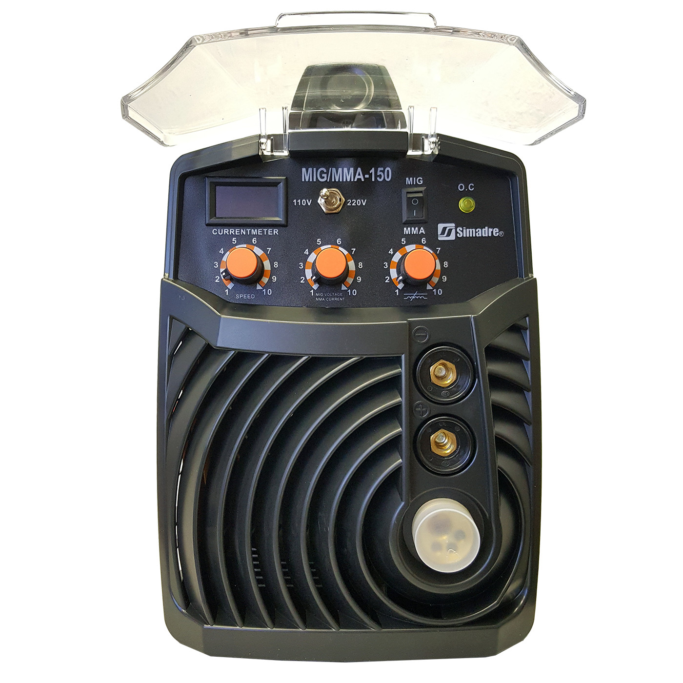 MIG 150 AMP SIMADRE 110/220V IGBT MIG/MMA/ARC WELDER DUAL VOLTAGE
