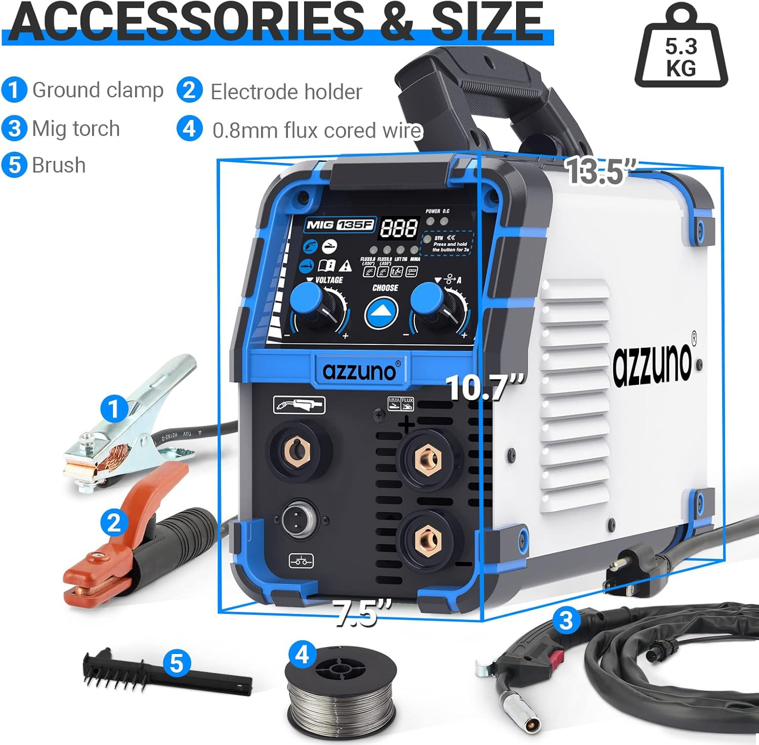 Maquina Para Soldar Soldadura Electrica Por Arco MMA/ MIG/ LIFT TIG Welders