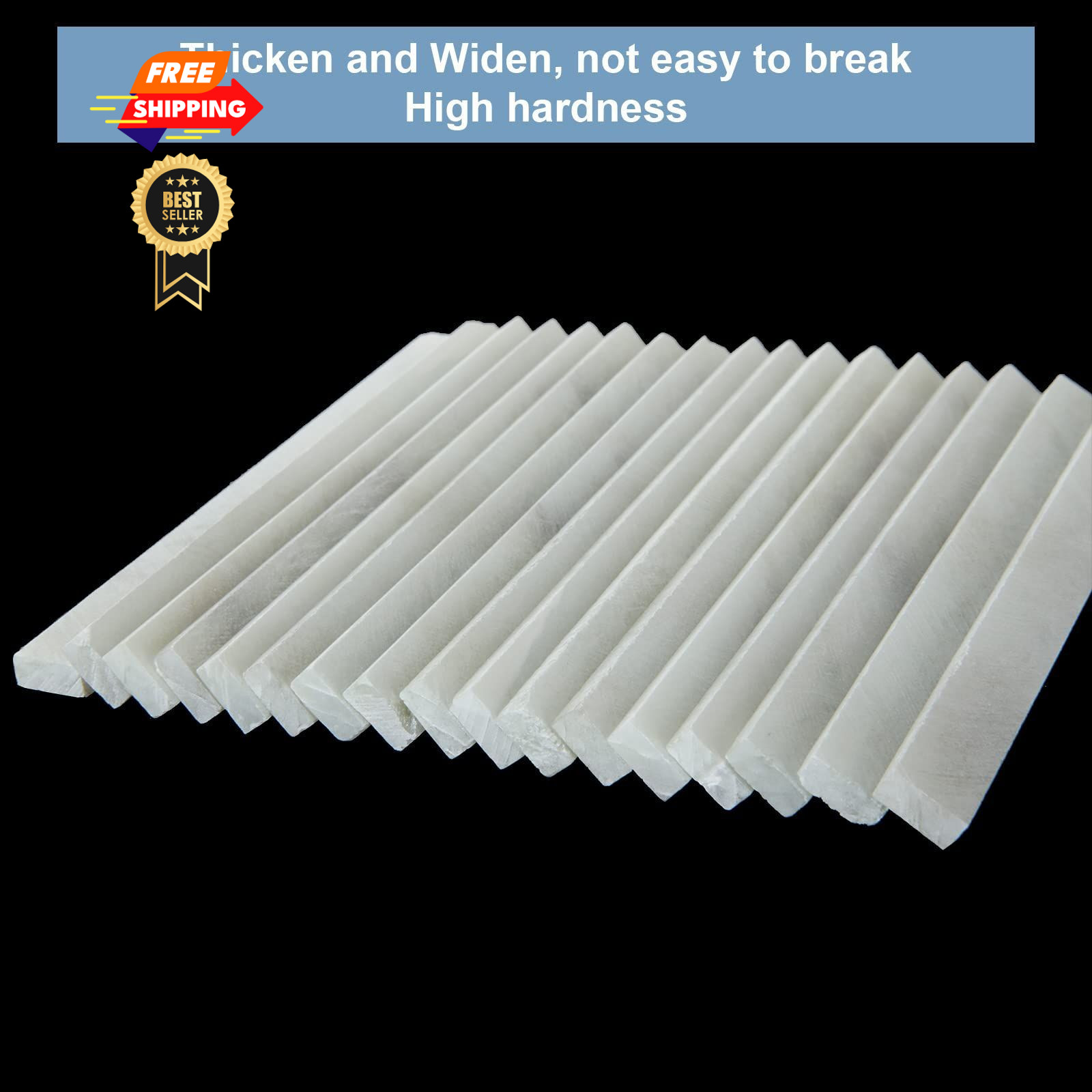 ZOEYES 108Pcs Soapstone Pen, Flat White 1 Count (Pack of 108),