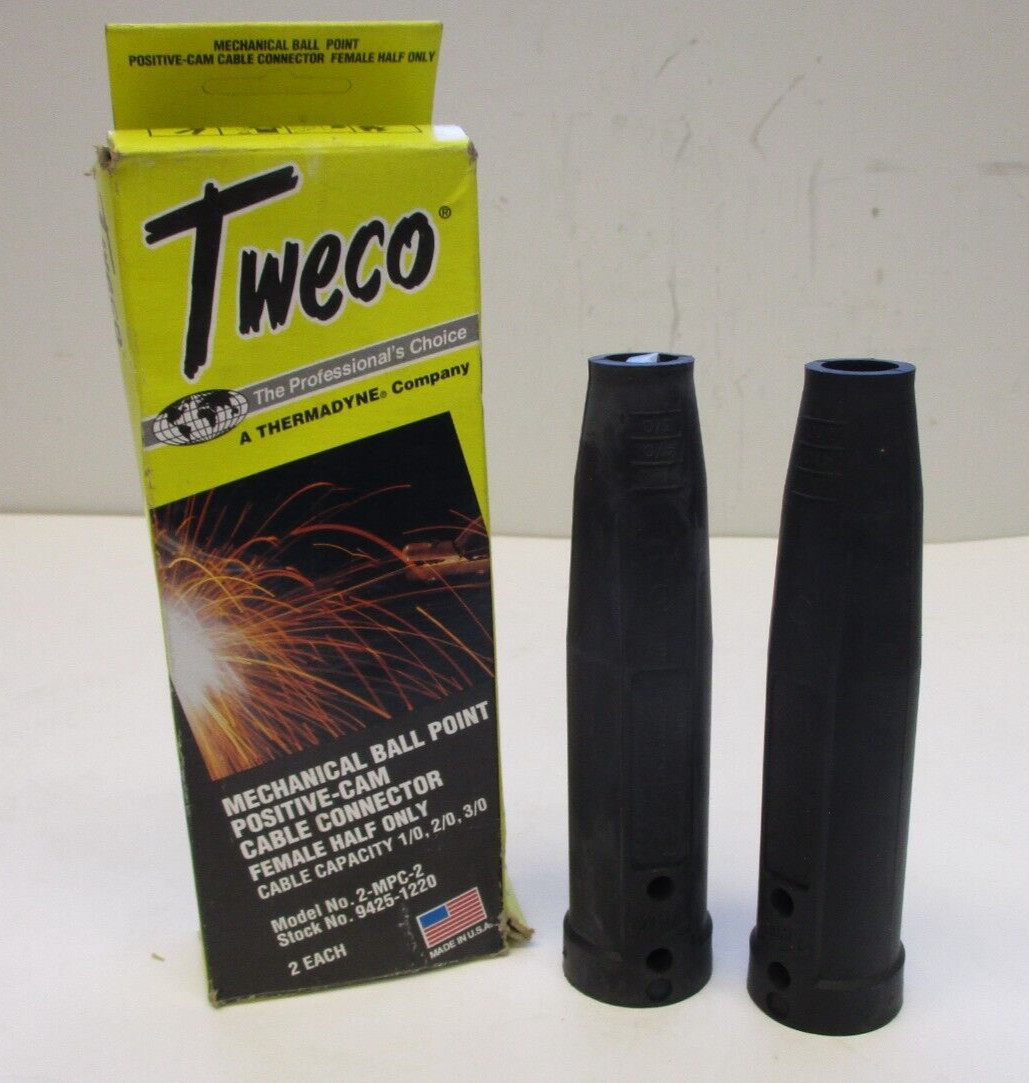 TWECO 2-MPC-2 FEMALE CABLE CONNECTOR 1/0-4/0 CABLE SINGLE BALL POINT BRASS