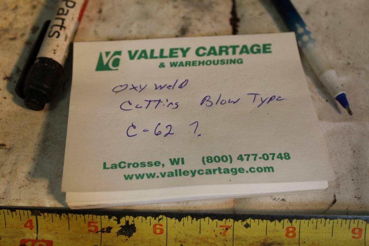 oxyweld cutting torch blow type C 62