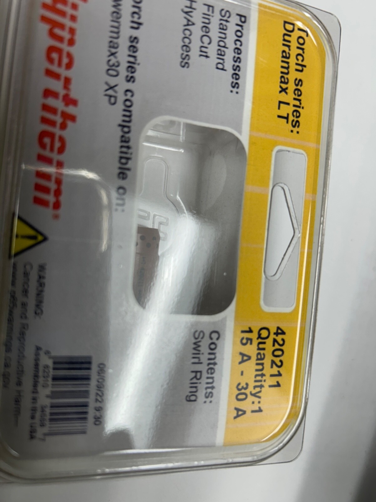 Hypertherm Genuine Powermax 30 XP Swirl Ring 420211