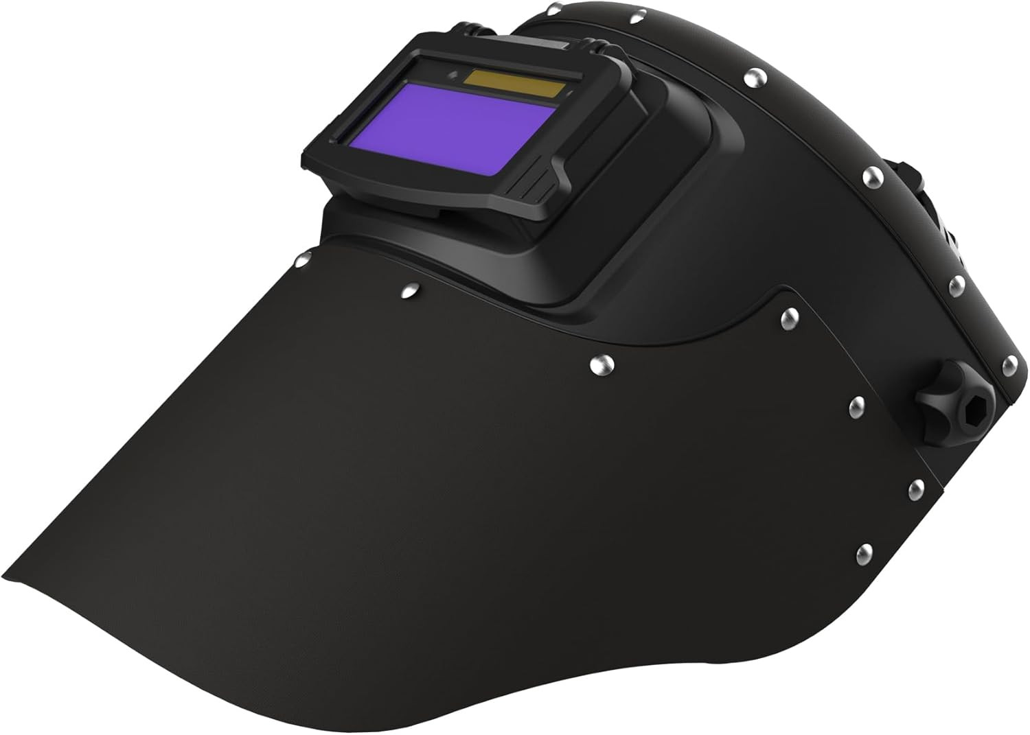 Leather Auto Darkening Welding Helmet, 1/1/1/2 True Color Flip-Up Welding Mask,2