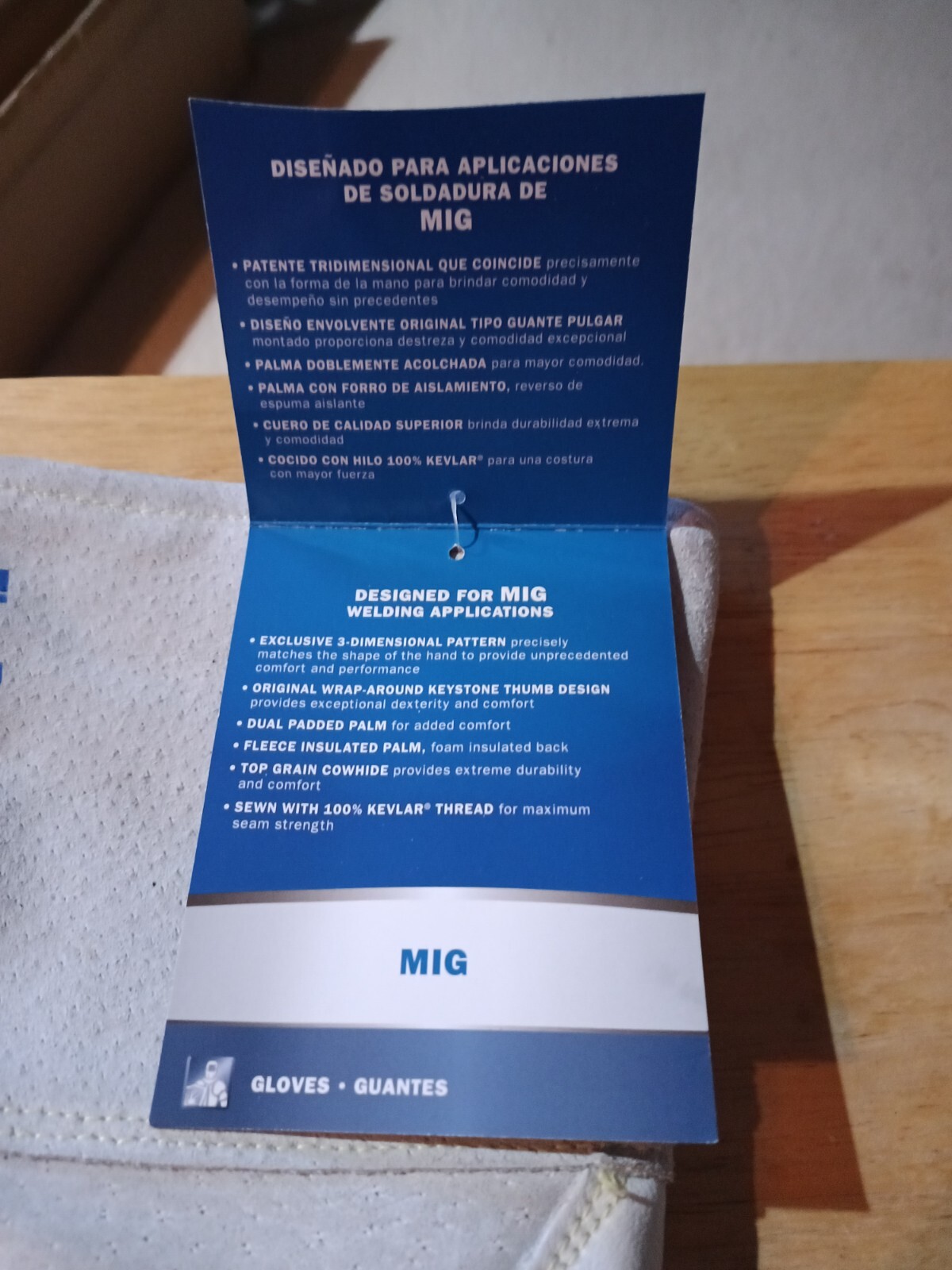Miller Genuine MIG (Lined) Gloves – 1 pair. Large size. Brand new.