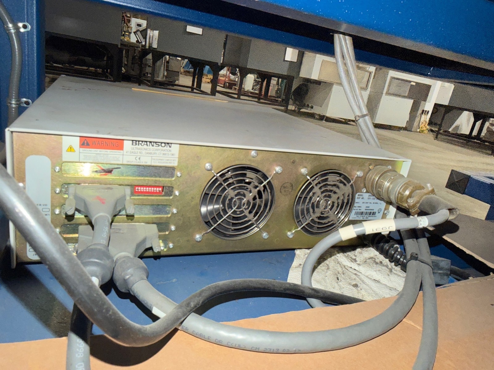 BRANSON 2000D/AED Rotary Index Ultrasonic Welder 3300W USED