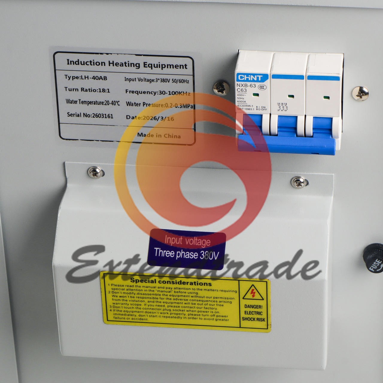 1pc 40KW 30-100KHz High Frequency Induction Heater Furnace 40AB New