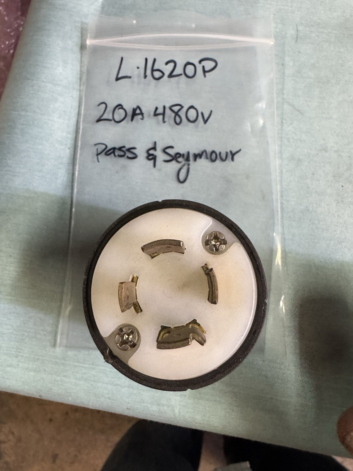 L1620P Pass And Seymour Plug 20amp480 Volt | Plugs used Tested
