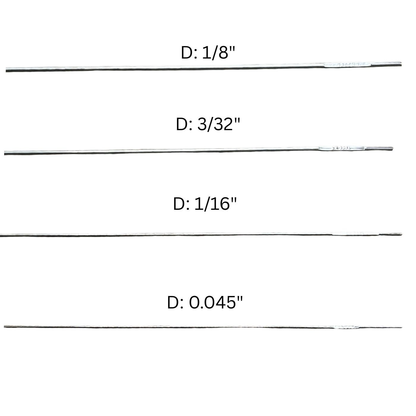 ER308L 0.045″ x 36″ 1-Lb Stainless Steel TIG Welding Filler Rod 1-Lb