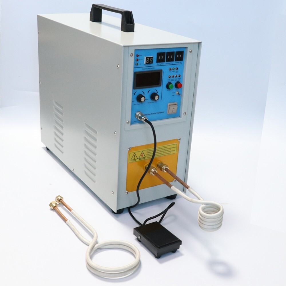 15KW Single Phase High Frequency Induction Heater Furnace Melting 30-100KHz 220V