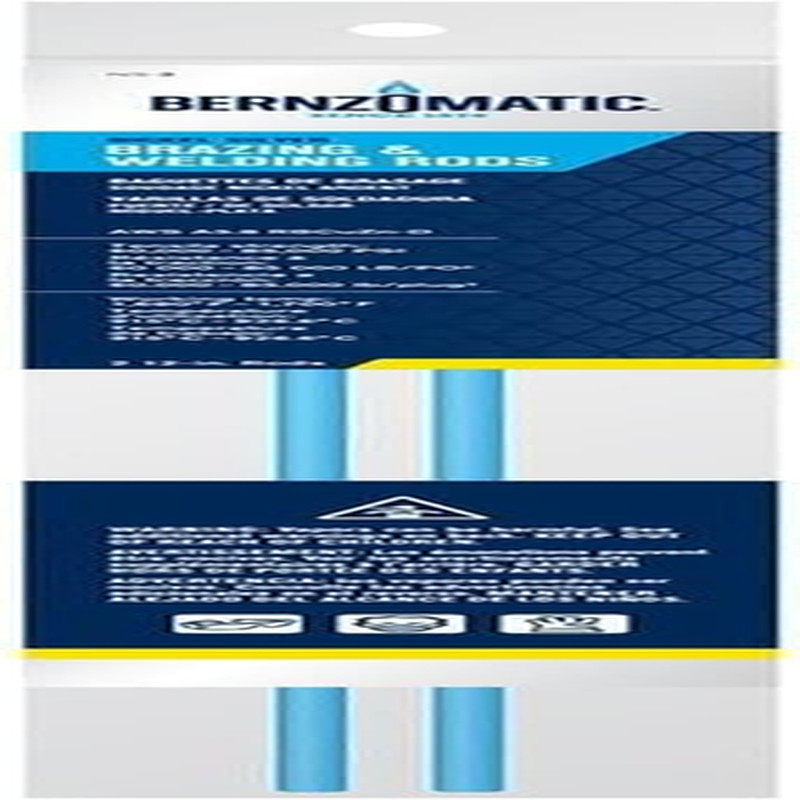 NS3 Nickel-Silver Flux Coated Brazing/Welding Rods, 2-Piece , Blue