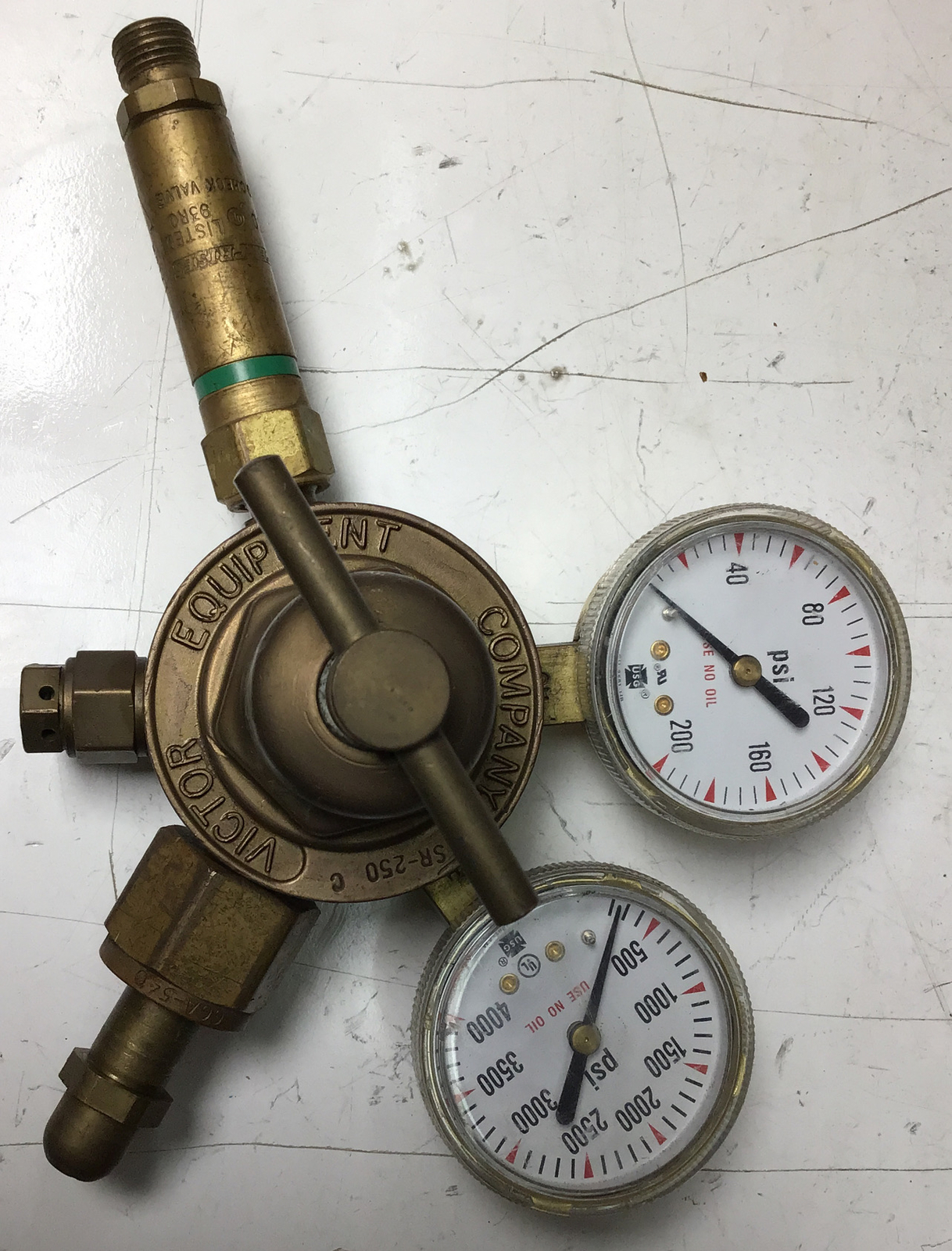 Victor Equipment Company Model Vts-250d-580 Inert Gas Regulator (b170)