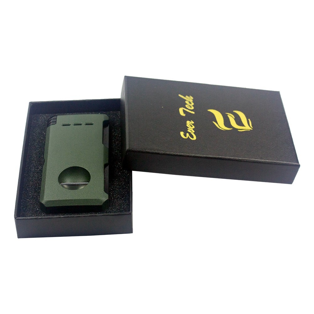 4″ H Ever Tech Premium 5-in-1 Cigar Luxury Jet Torch Lighter w/ Individual Box G