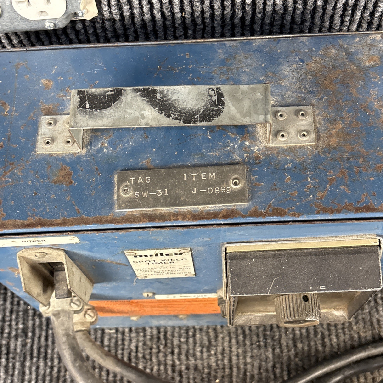 Miller Spot Weld Timer And Miller MSW-42T Spot Welder