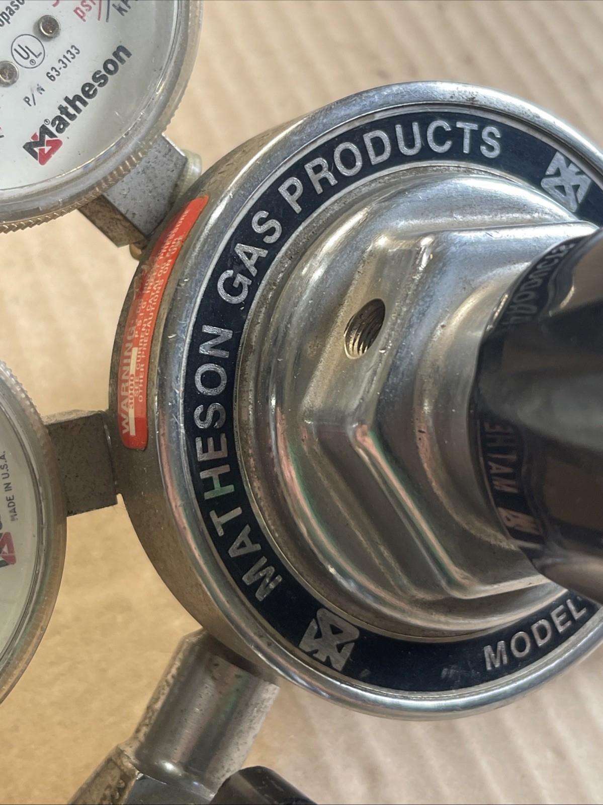 Matheson Gas Products 3104C Gas Pressure Regulator Max 3000 PSIG USA