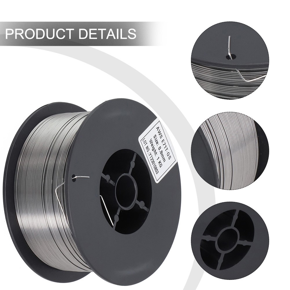 Welding Wire Flux Cored Wire 0.8/0.9/1.0/1.2mm 1kg DCEN For Building Fabrication