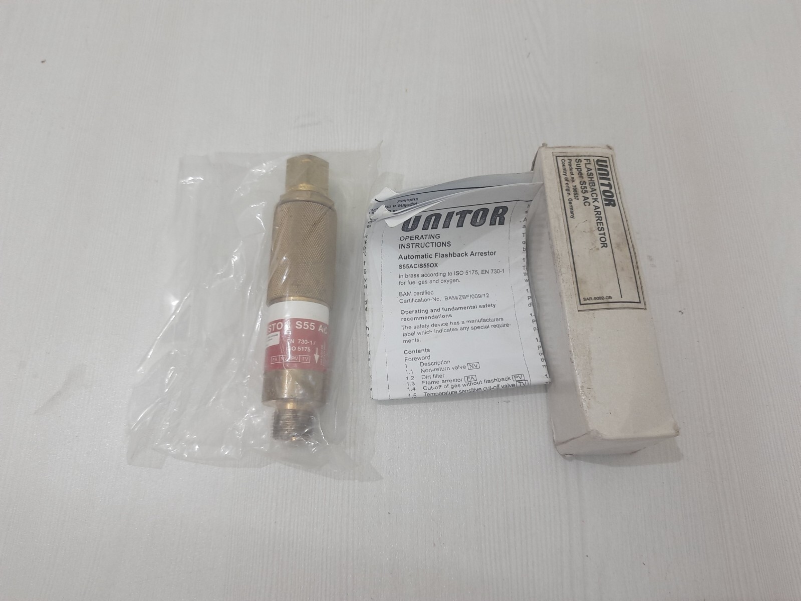 Unitor Flashback Arrestor Super S55 AC Product no.708537