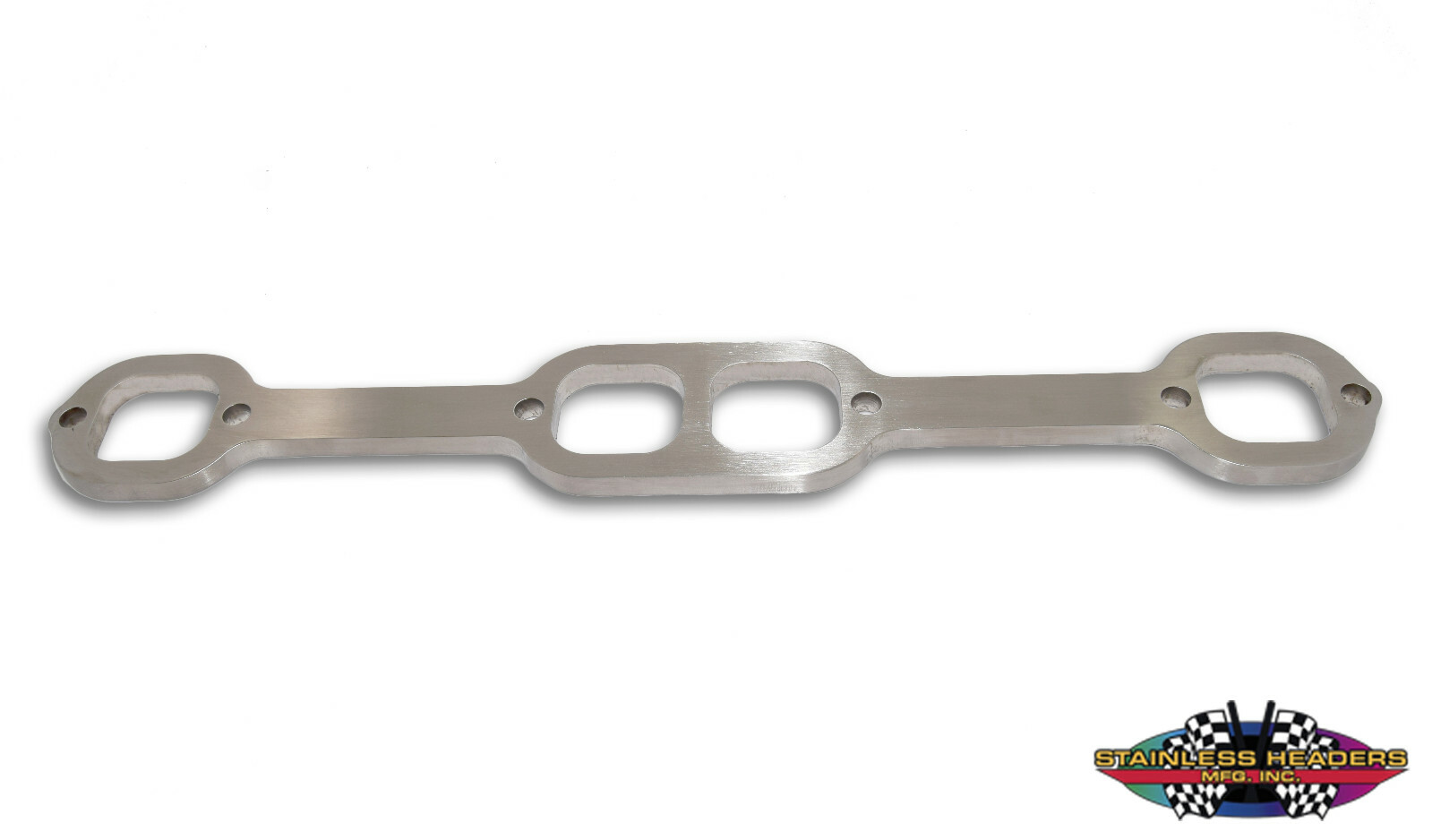 18 Degree Small Block Chevy Stainless Flange Kit: Prewelded 1 7/8″ Header Stubs