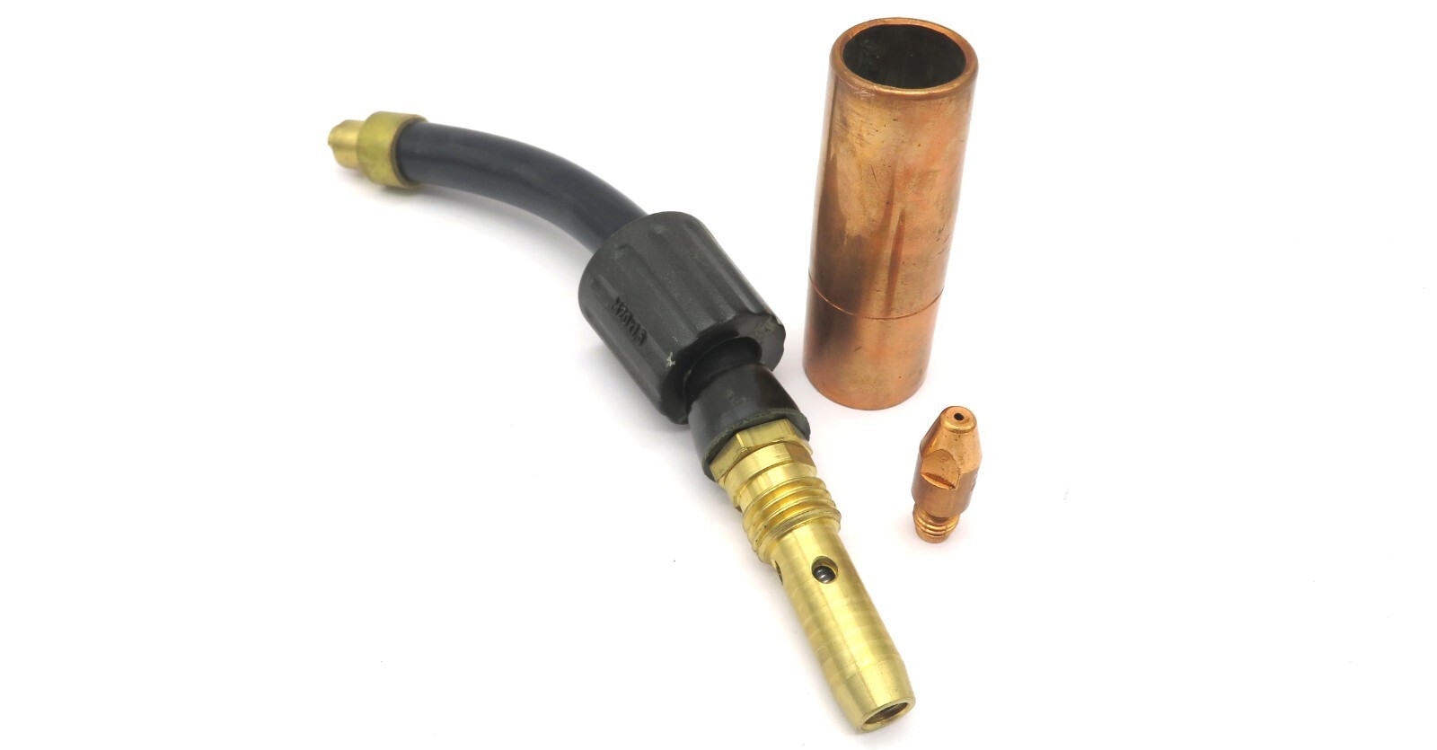 BINZEL Brennerhals mit Gas-Stromdüse 1,2mm MIG/MAG für Schutzgas Schweißbrenner
