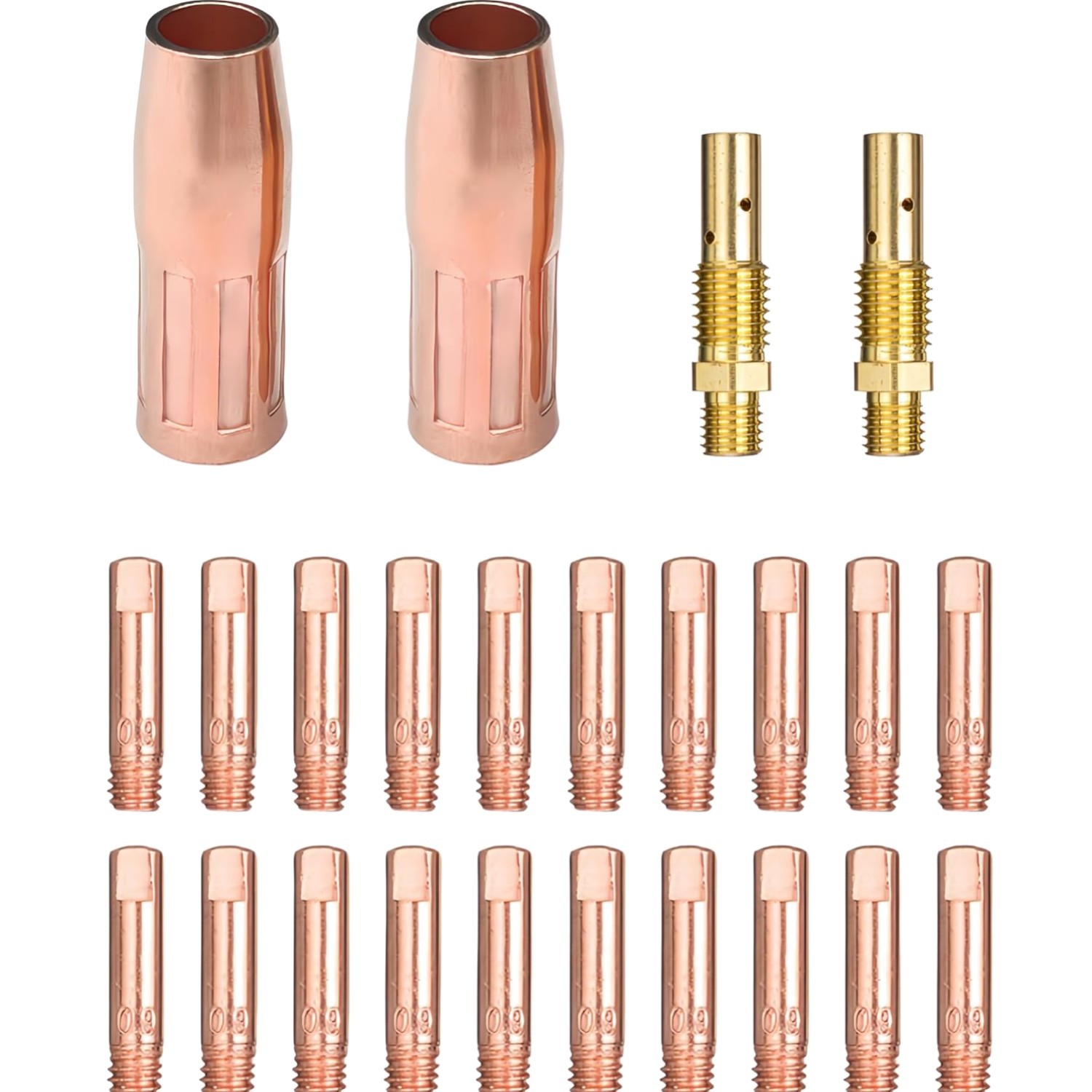 Complete MIG Welding Torch Accessory Kit – Tips, Nozzles & Diffusers Included