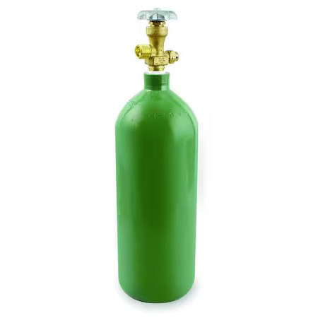 Uniweld R Fuel Cylinder, Oxygen, 20 Cu Ft