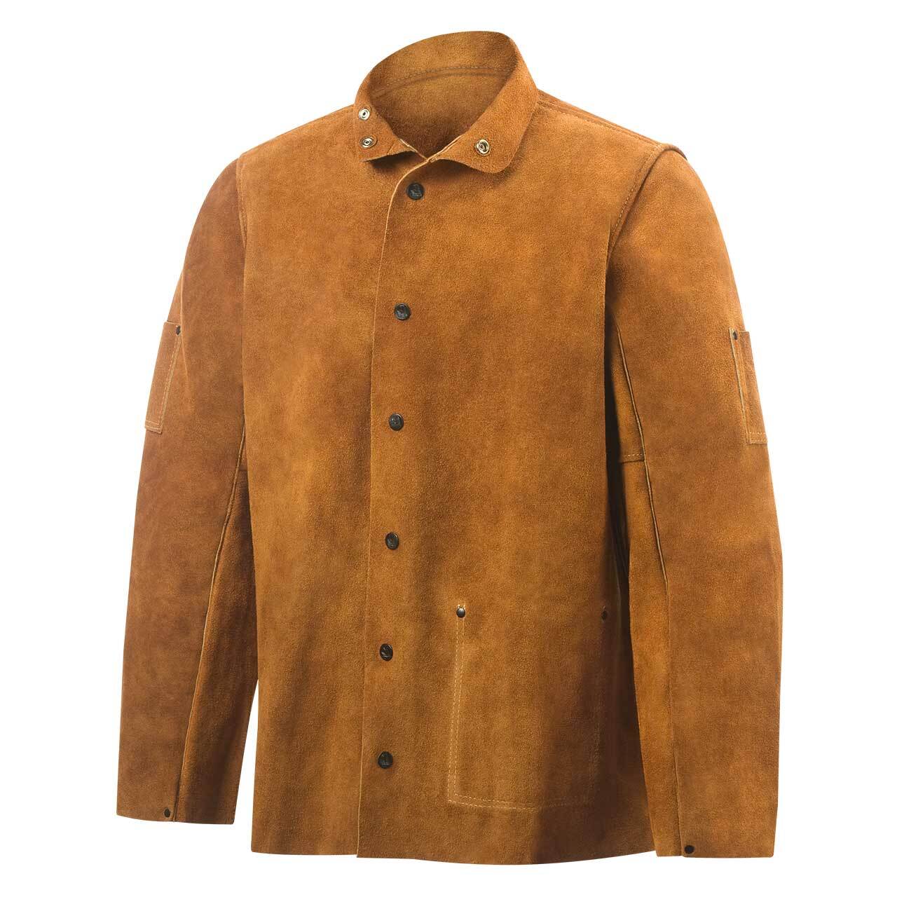 Steiner 9215 Brown Weld-Cool Premium Side Split Cowhide Welding Jacket 4X-LRG