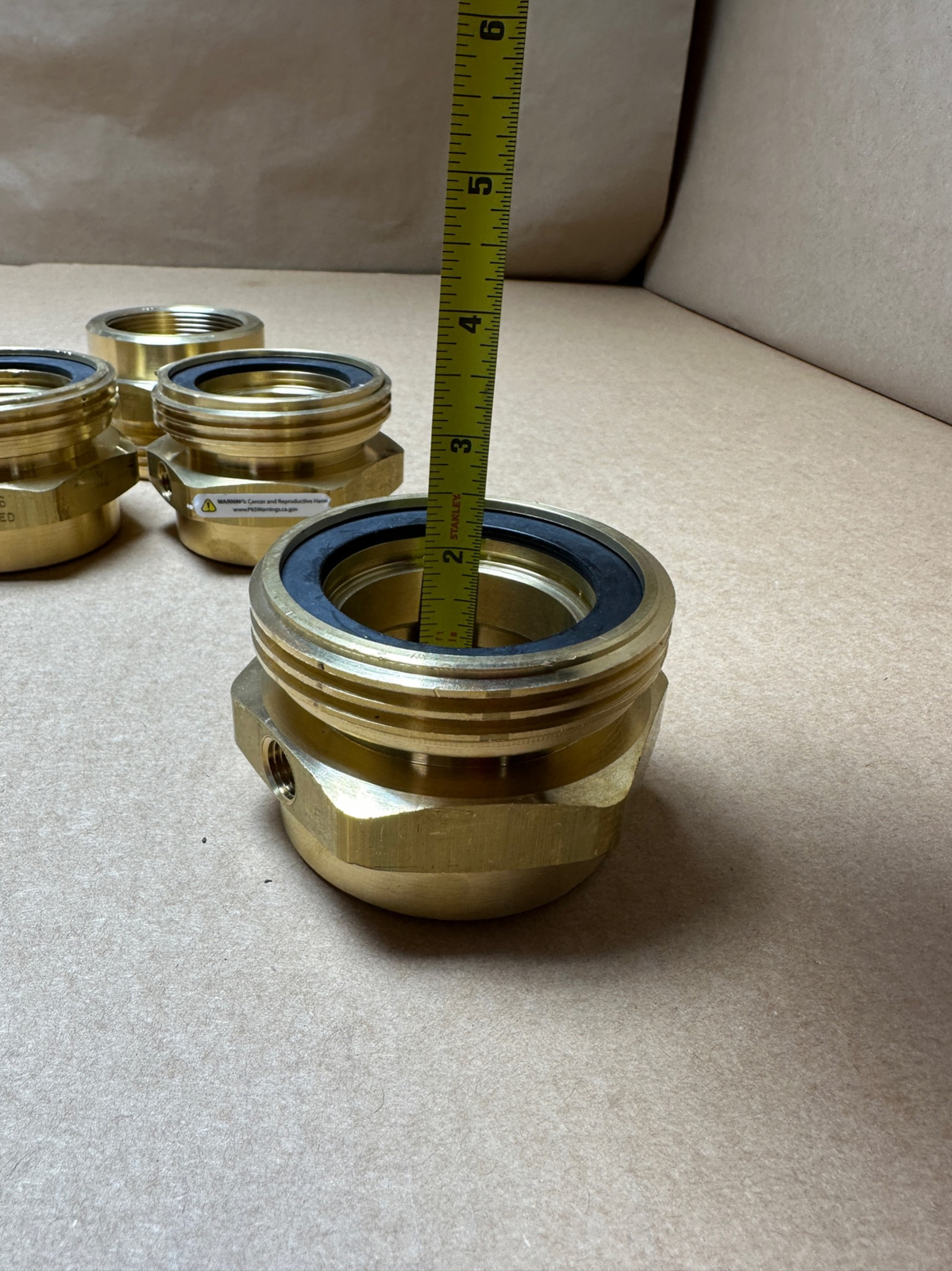 Dixon Valve LP Gas Liquid Propane 3-1/4″ Male ACME x 2″ FNPT NPT Brass Adapter