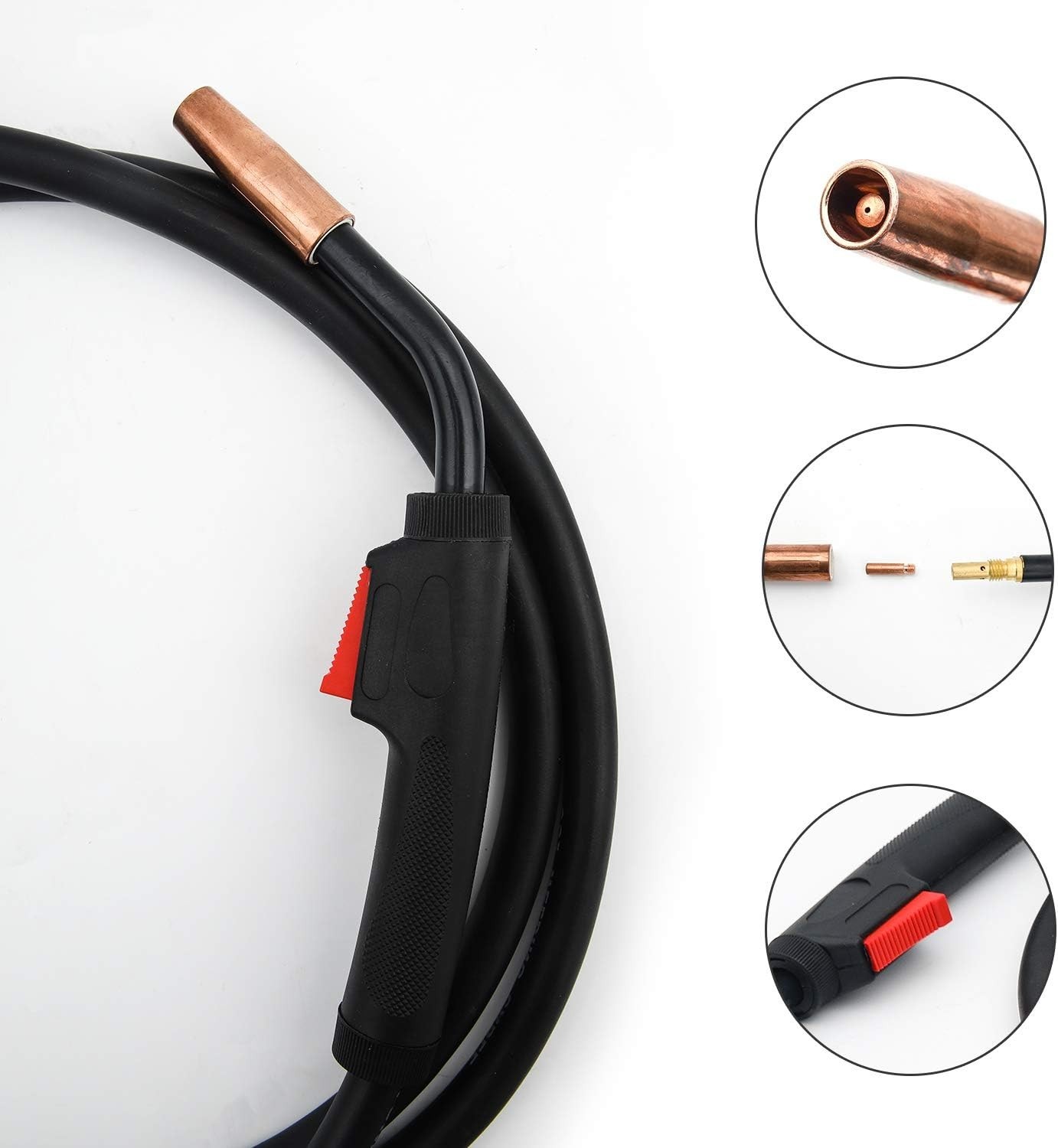Lightweight Lincoln Magnum 100L Compatible 100Amp MIG Gun – 10Ft Replacement