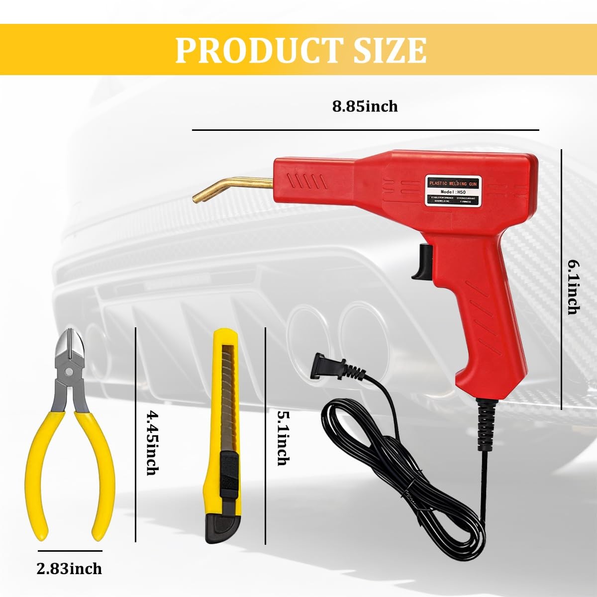 SWPHRT Car Plastic Welder, Vehicle Welding Kit with 200PCS Hot…
