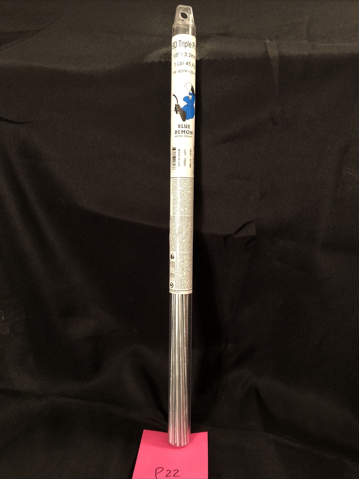 Blue Demon BDTP-125-01T Triple Play Low Temp Aluminum-Zinc Brazing Rod 1/8″ x 18
