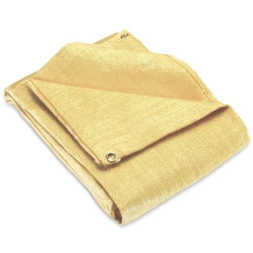 Fireproof Welding Blanket 4×6 ft Heavy Duty Fiberglass Heat Shield 1000F