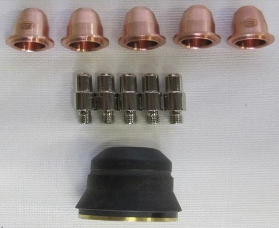 Trafimet Plasma Torch S-45 S-25 Consumables Kit: 11 pc
