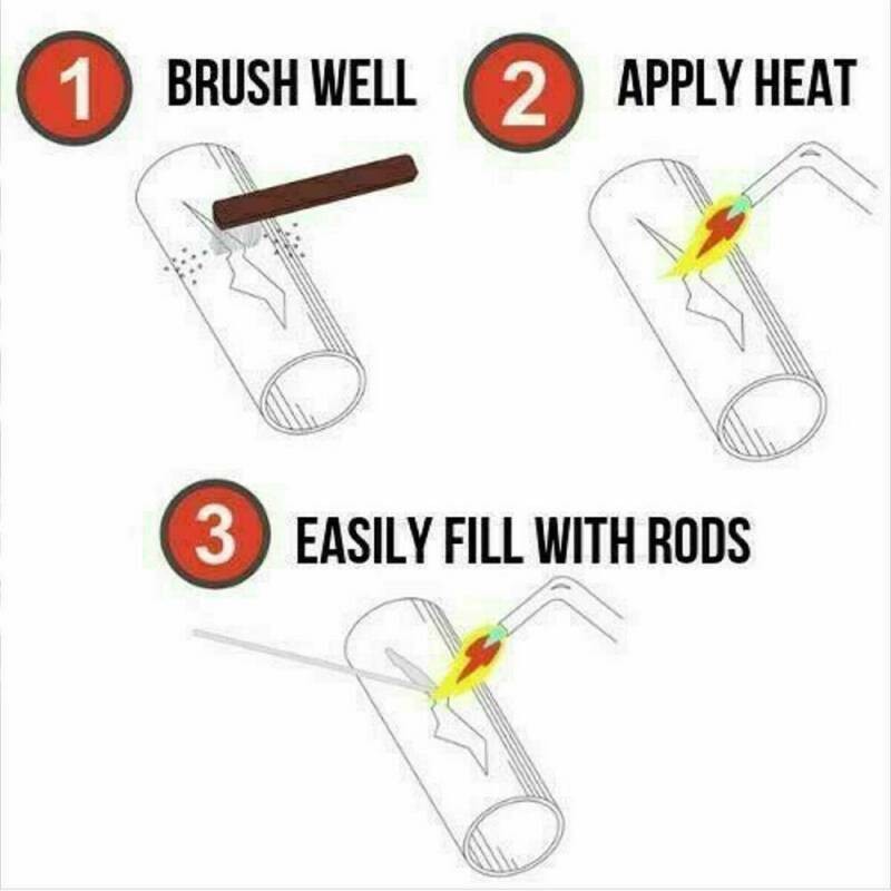 50/100 Aluminum Brazing Solution Welding Flux-Cored Rods Low Temperature Wire