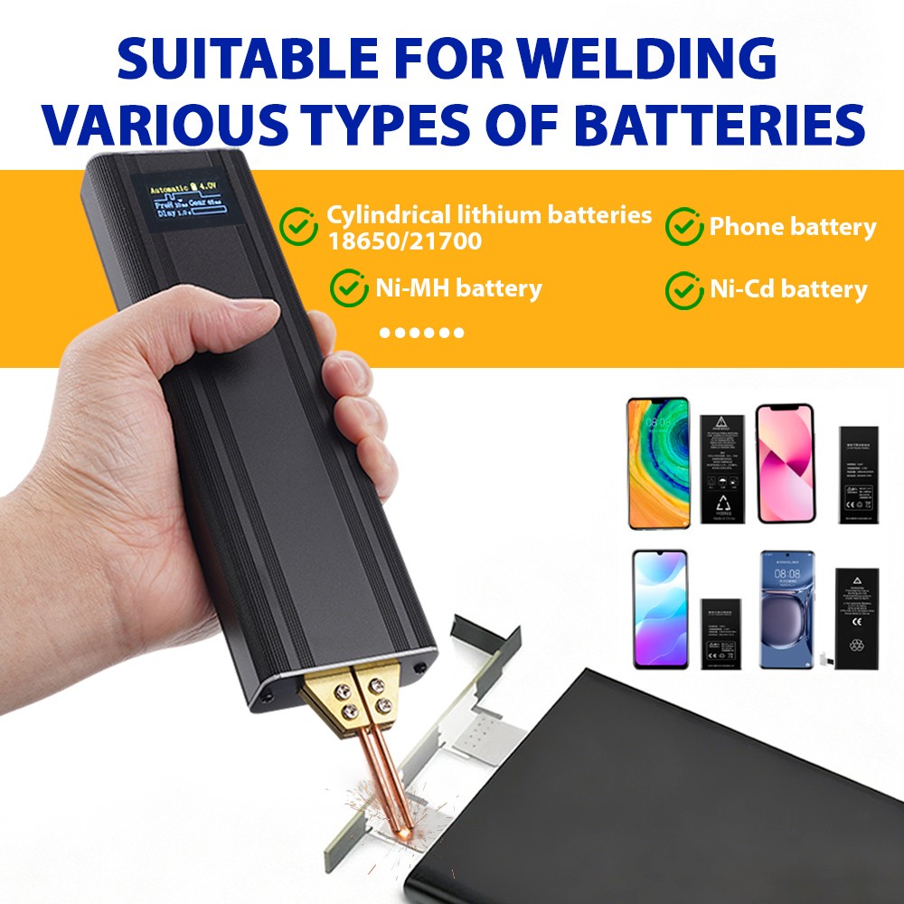 5/10/80/99 Levels Battery Spot Welder Portable Handheld spot welding machine