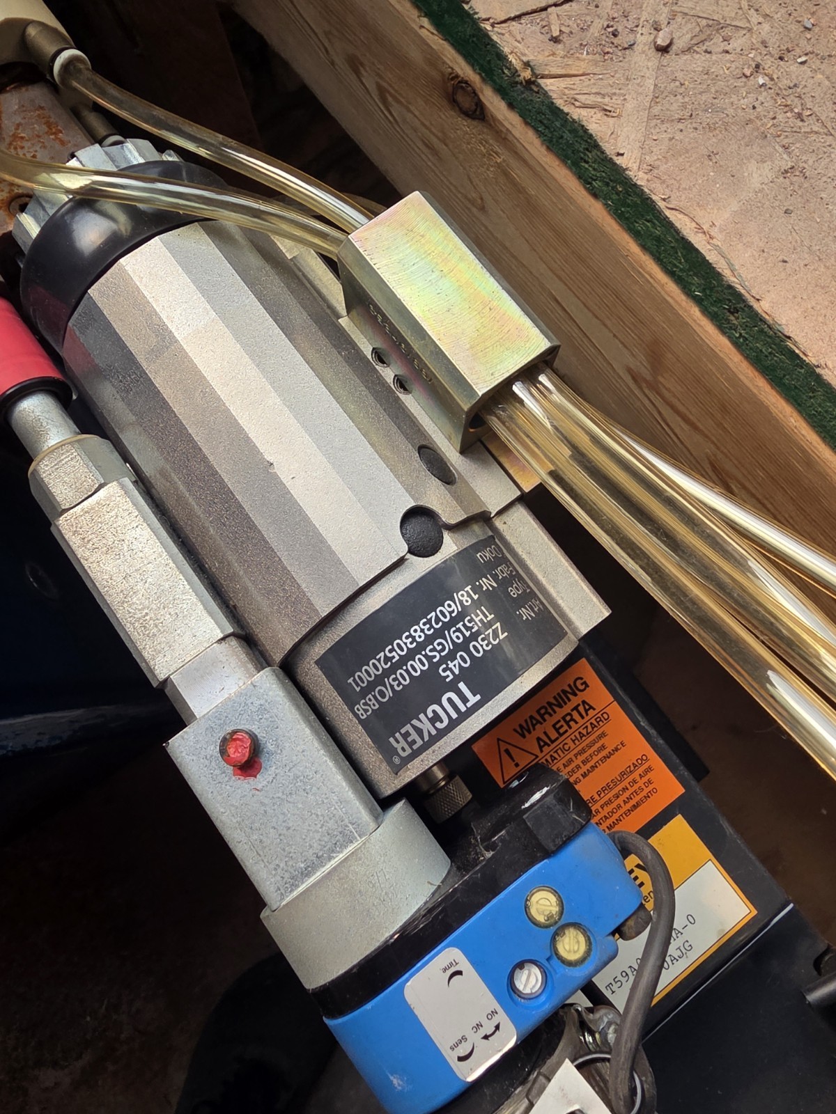 Stanley Tucker TH519 Stud Welding Head w/ Base and Hoses / Cables – FREE FREIGHT