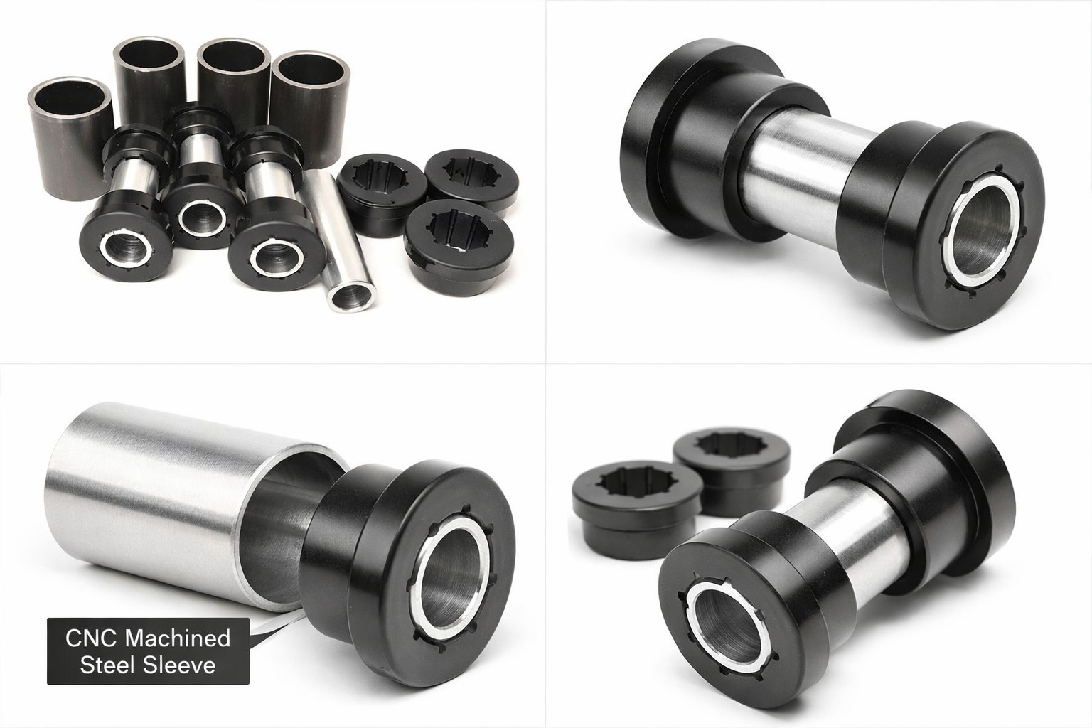 Control Arm Urethane Bushing Kit 1-1/2 OD x 2.0 wide x 9/16″ bolt hole (4)
