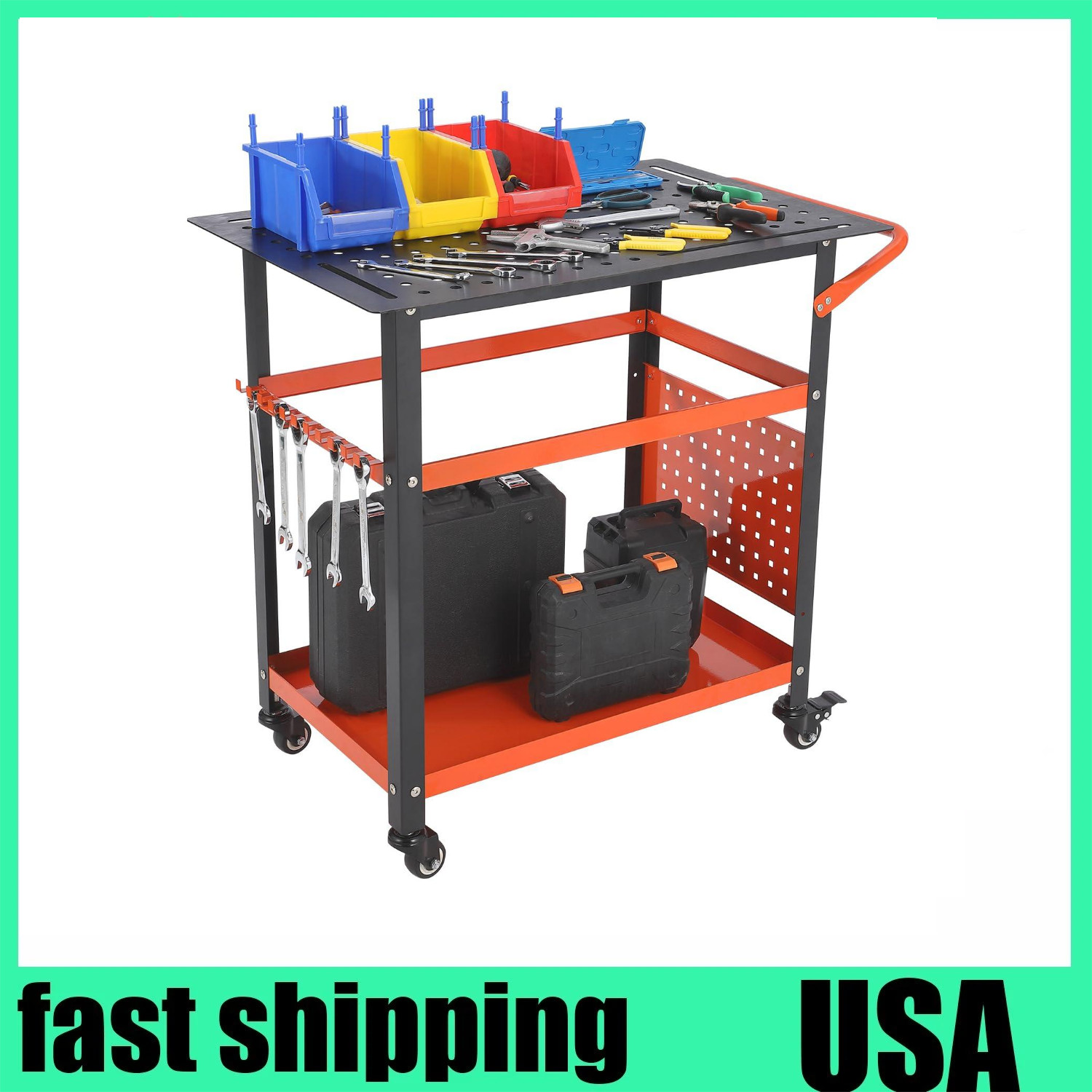 36 x 24 Inch Welding Table 600LBS Welding Table with Multiple Fixture Holes