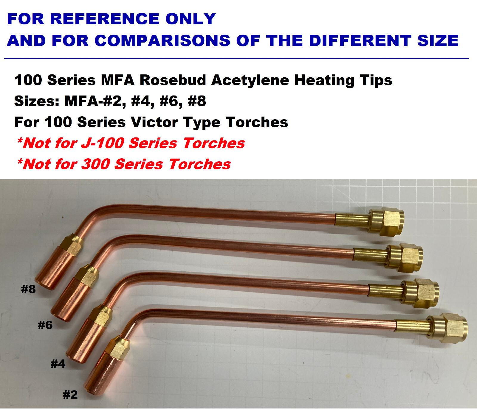 6-MFA-1 #6 Acetylene Multi-Flame Heating Nozzle 100 Series Victor Type