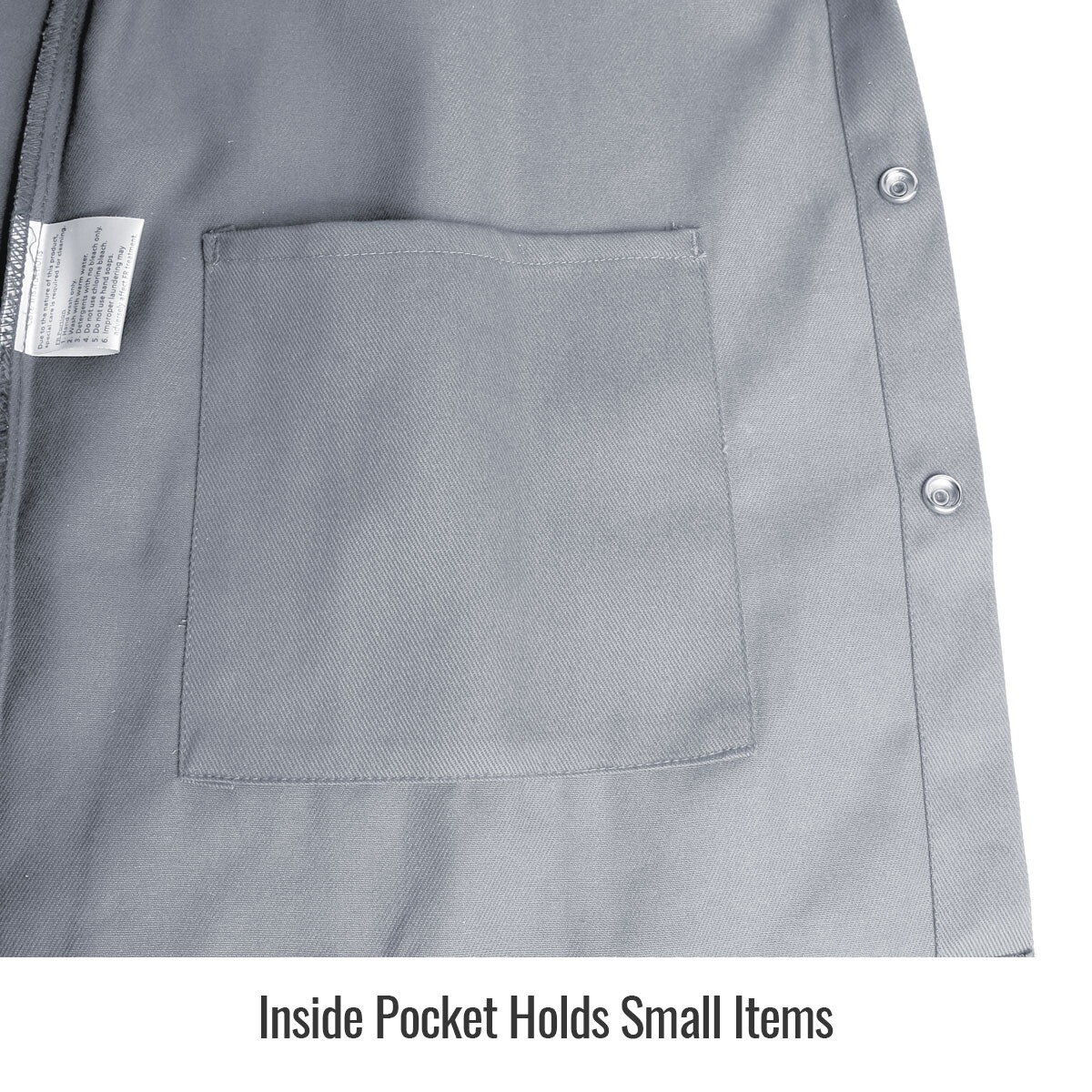 Black Stallion NFPA 9oz Gray FR Cotton Welding Jacket (2X-Large) (JF2220-GY)