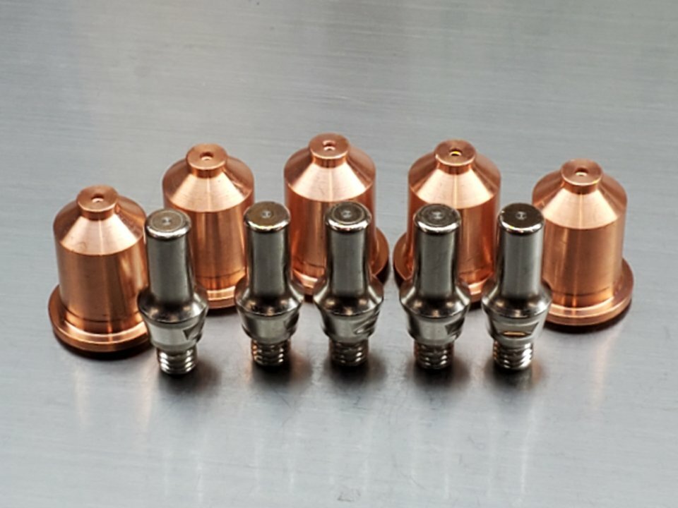 10pc x 40A Plasma Shielded Nozzle 51318C.09 PT60 PT40 iPT-60 iPT-40 AHP Alphacut